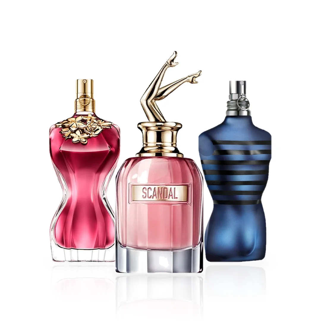 Pack de 3 Perfumes Jean Paul Gaultier 100ML: La Belle, Ultra Male y Scandal